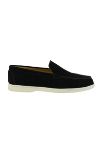 SATIN LUXE LOAFERS BLACK
