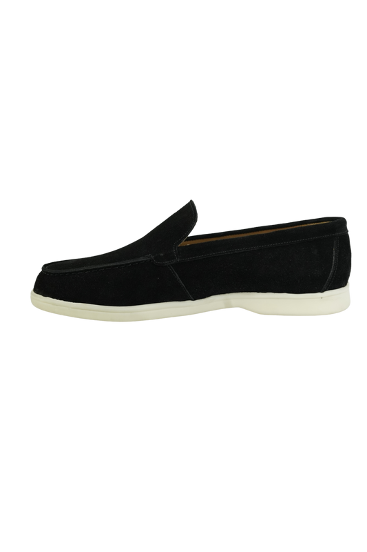 SATIN LUXE LOAFERS BLACK