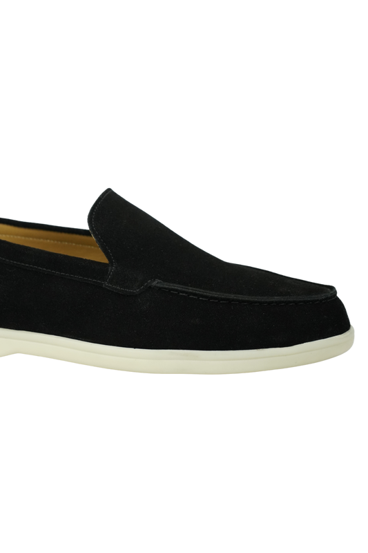 SATIN LUXE LOAFERS BLACK