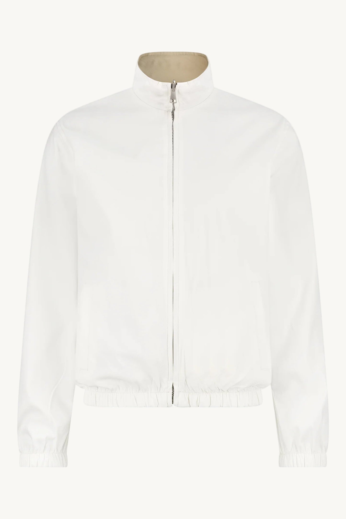 BEIGE/WHITE REVERSIBLE JACKET