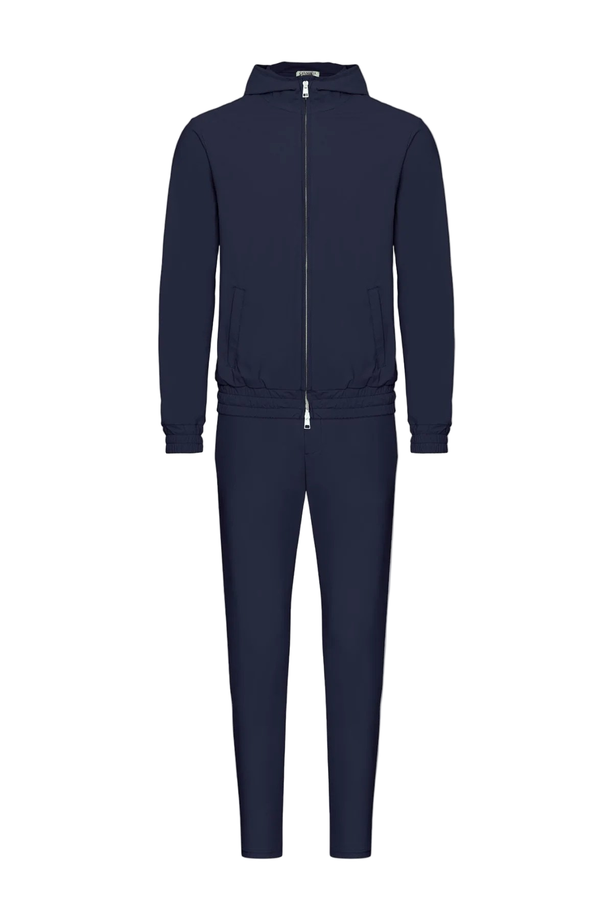 MIDNIGHT BLUE HOODED TECH SUIT