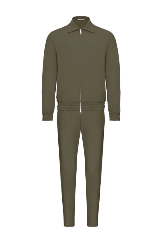 DARK GREEN TECH SUIT