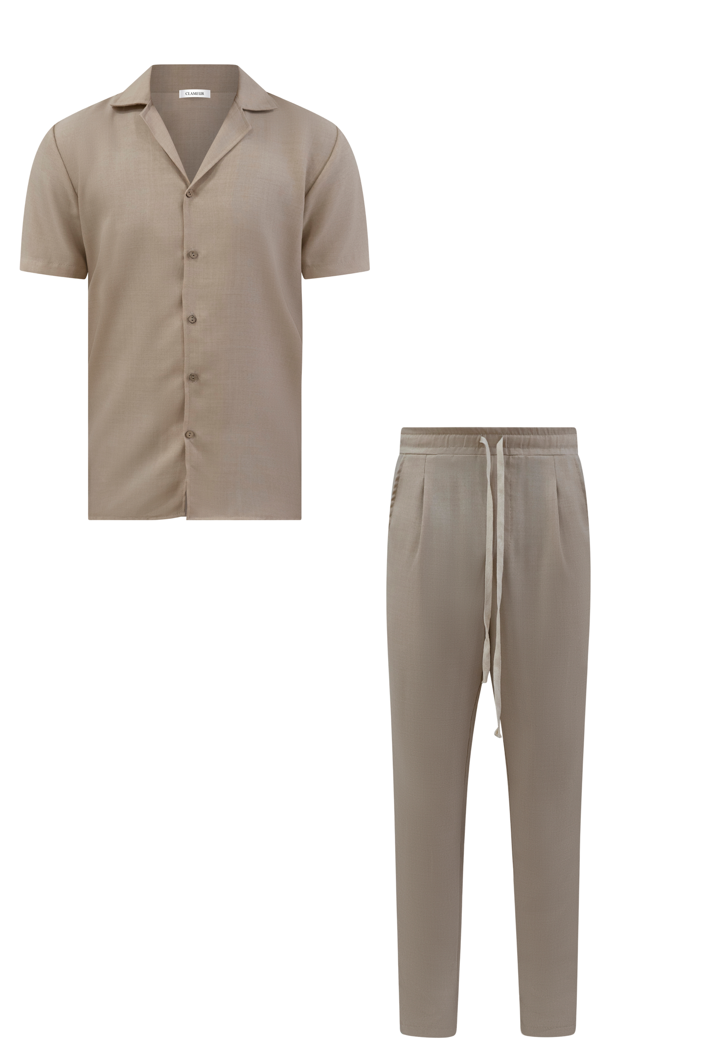 LINNEN SET BEIGE