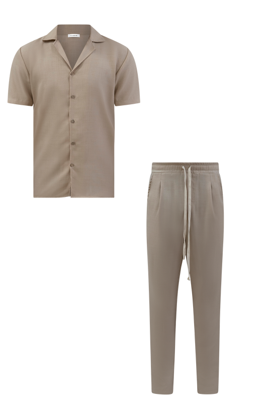 LINNEN SET BEIGE