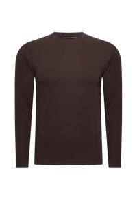 BROWN LONGSLEEVE T-SHIRT
