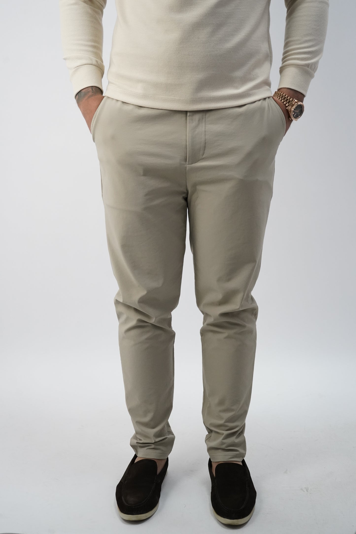 BEIGE SMART PANTS
