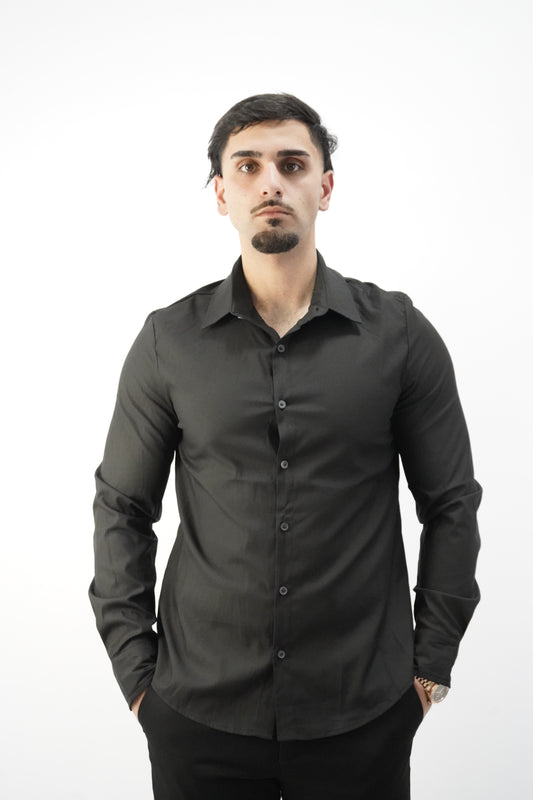 ONYX BLACK FORMAL SHIRT