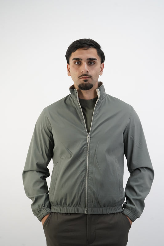 GREEN / BEIGE REVERSIBLE JACKET