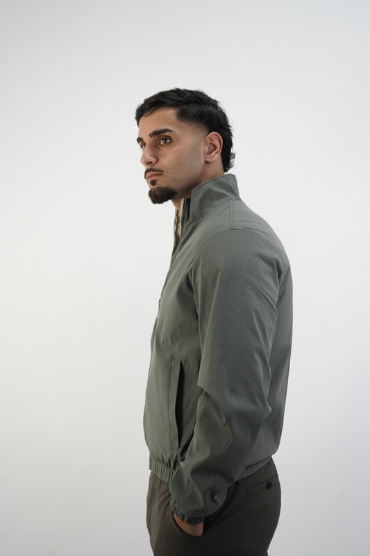 GREEN / BEIGE REVERSIBLE JACKET