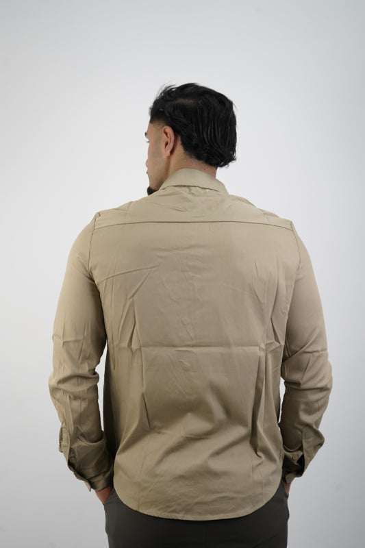 CAMEL FORMAL SHIRT