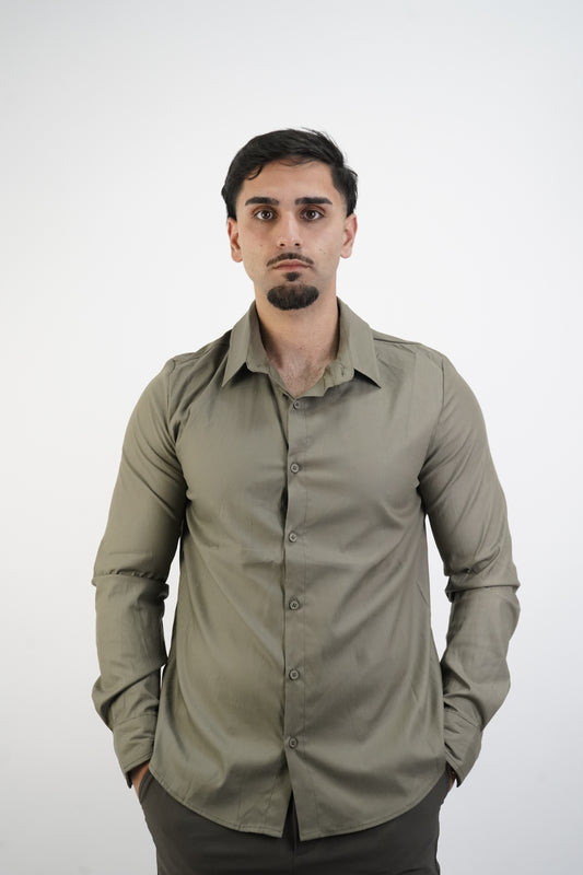 GREEN FORMAL SHIRT