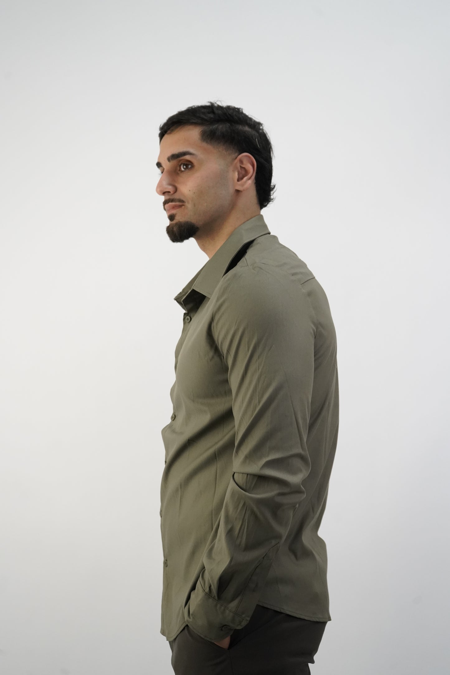 GREEN FORMAL SHIRT