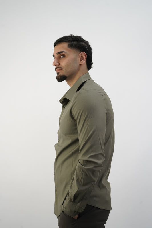 GREEN FORMAL SHIRT