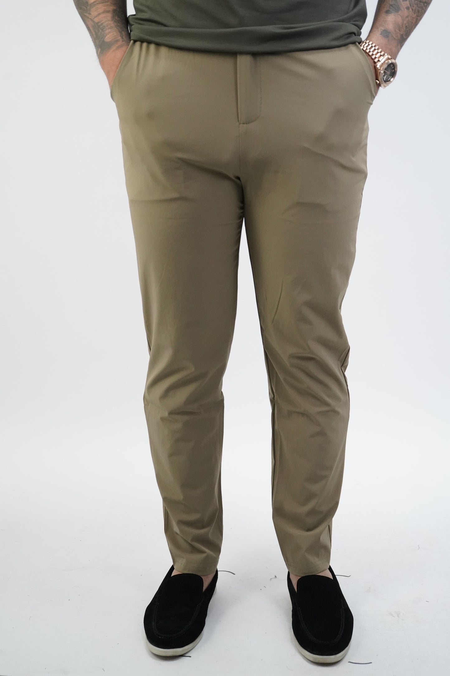 CAMEL BEIGE TECH PANTS