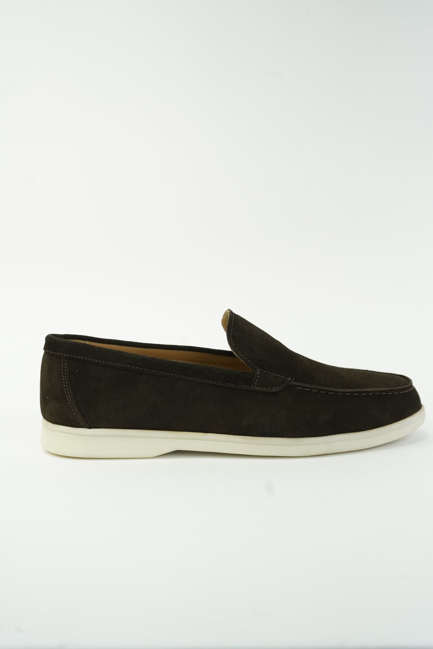 SATIN LUXE LOAFERS BROWN