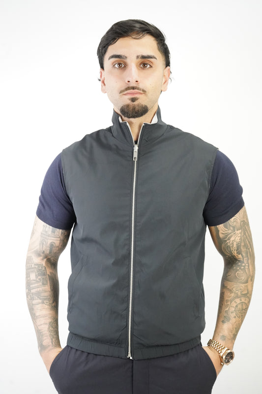 NAVY / GREY REVERSIBLE BODYWARMER