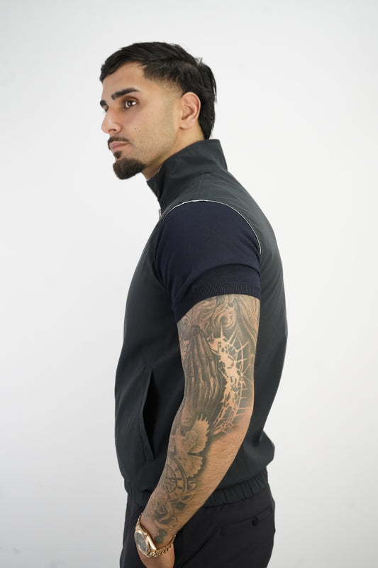 NAVY / GREY REVERSIBLE BODYWARMER