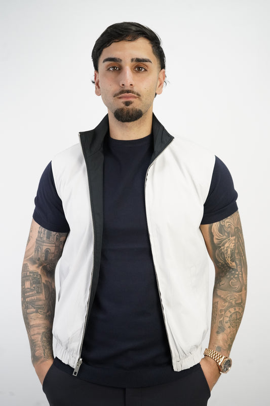 NAVY / GREY REVERSIBLE BODYWARMER