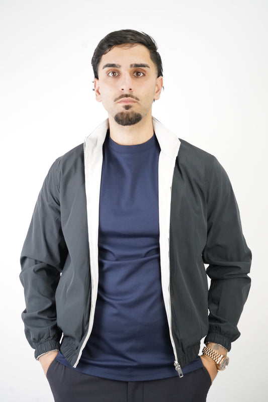 NAVY / GREY REVERSIBLE JACKET
