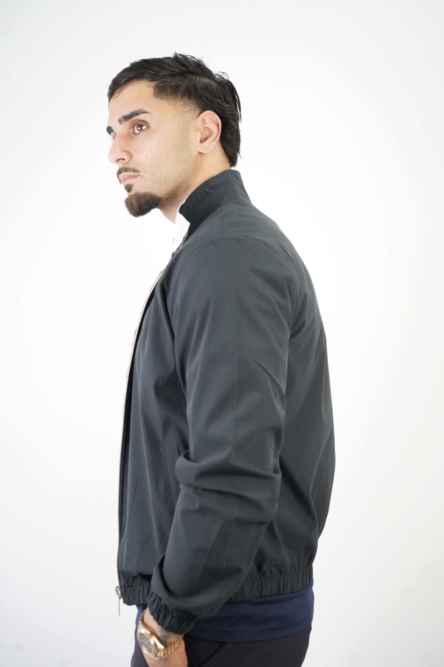 NAVY / GREY REVERSIBLE JACKET