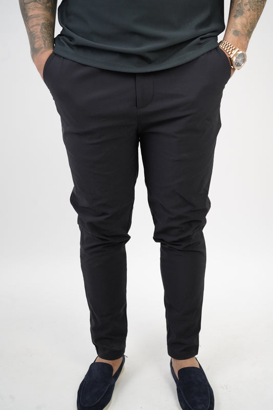 NAVY SMART PANTS