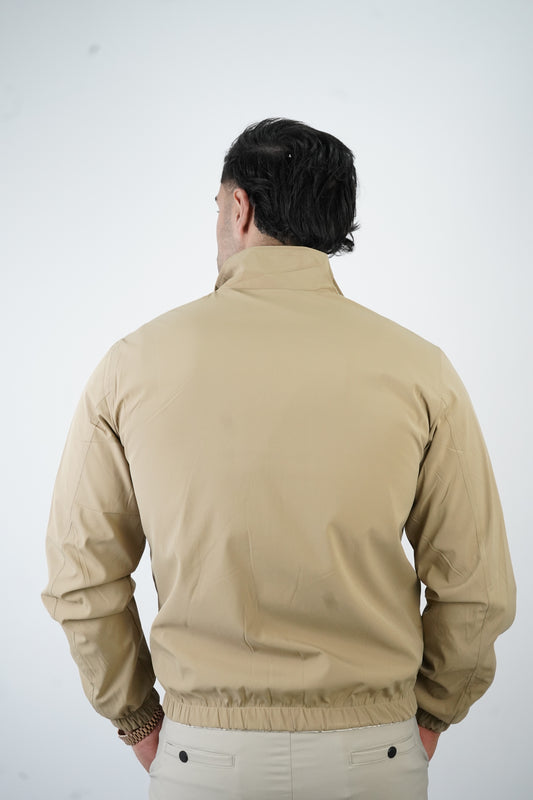 BEIGE/WHITE REVERSIBLE JACKET