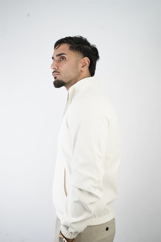 BEIGE/WHITE REVERSIBLE JACKET