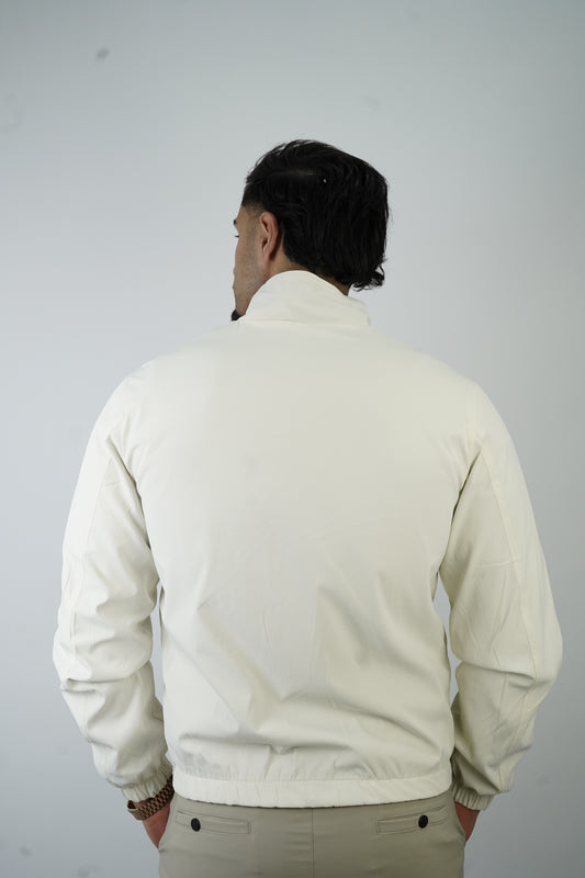 BEIGE/WHITE REVERSIBLE JACKET