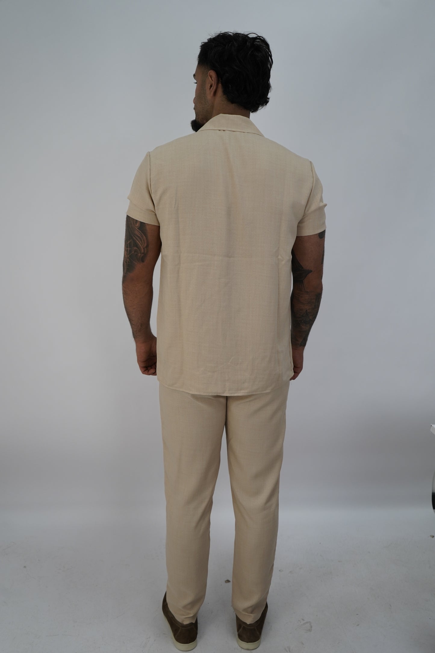LINNEN SET BEIGE