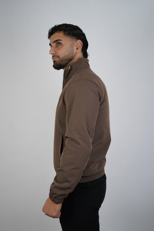 BROWN/ BEIGE REVERSIBLE JACKET