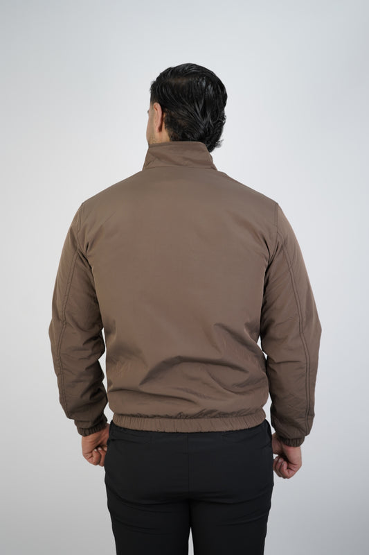 BROWN/ BEIGE REVERSIBLE JACKET