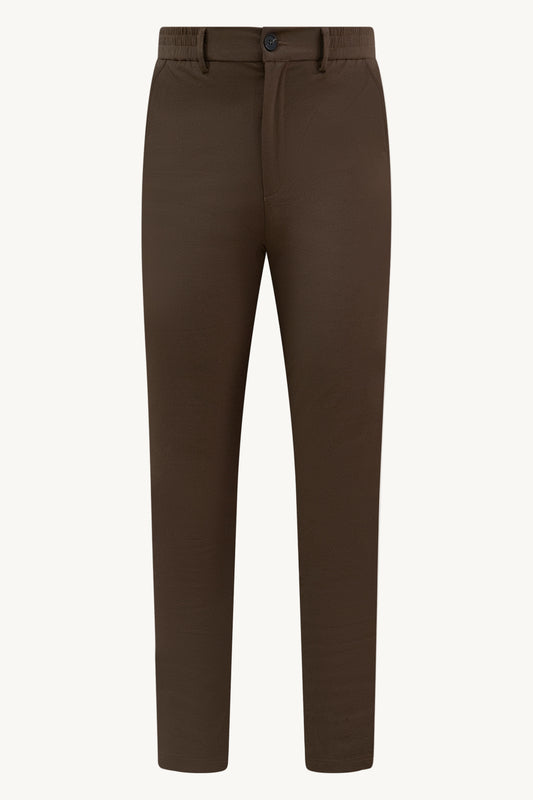 MOCHA BROWN SMART PANTS