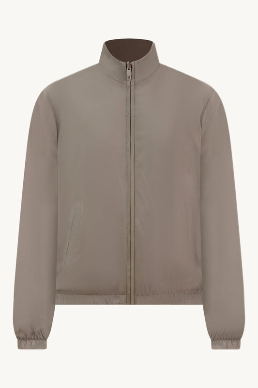 BROWN/ BEIGE REVERSIBLE JACKET