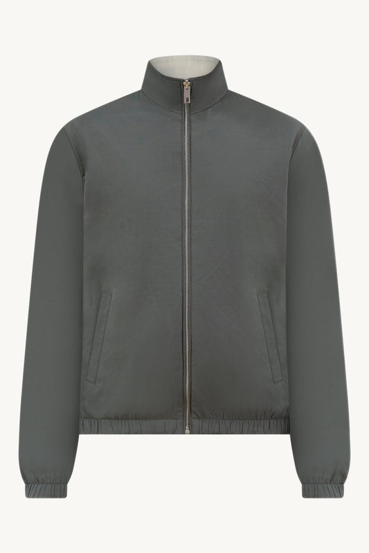 GREEN / BEIGE REVERSIBLE JACKET