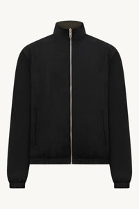 BLACK / GREEN REVERSIBLE JACKET