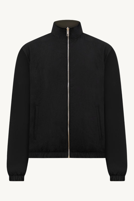 BLACK / GREEN REVERSIBLE JACKET