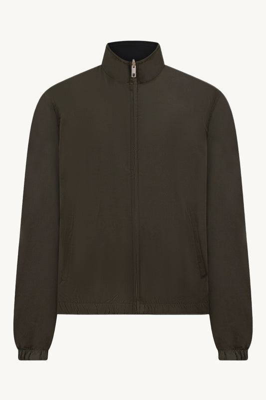 BLACK / GREEN REVERSIBLE JACKET