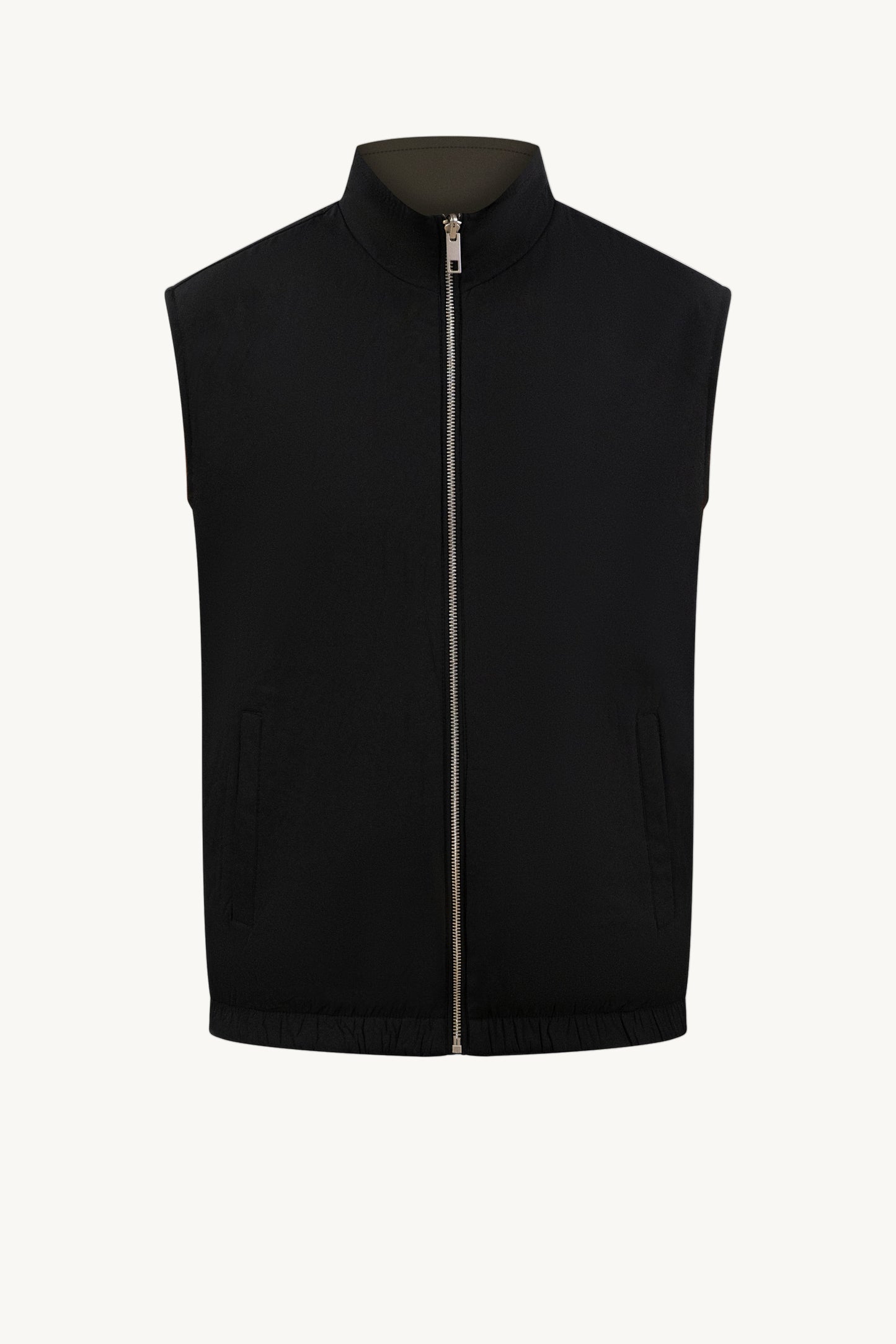 BLACK / GREEN REVERSIBLE BODYWARMER