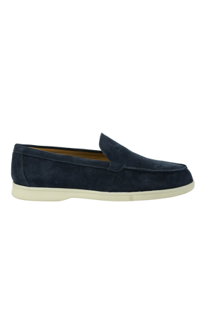 SATIN LUXE LOAFERS NAVY