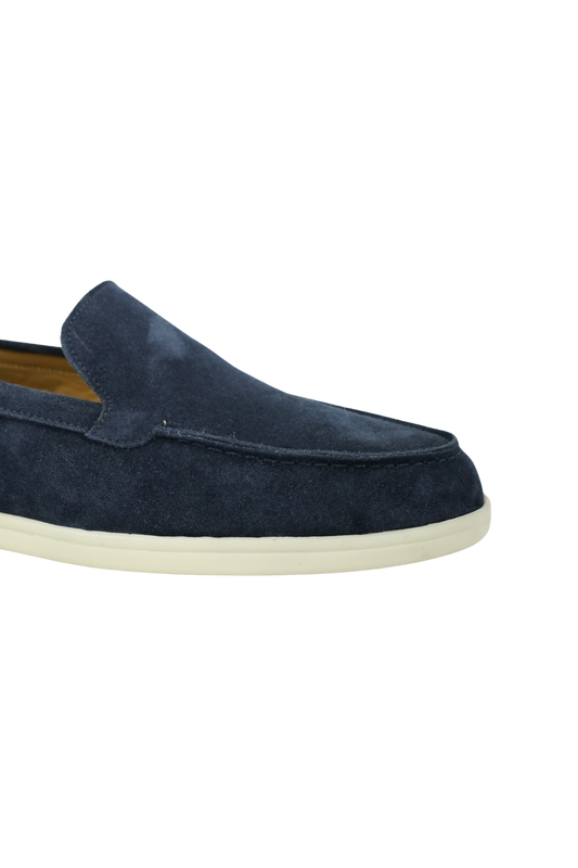 SATIN LUXE LOAFERS NAVY
