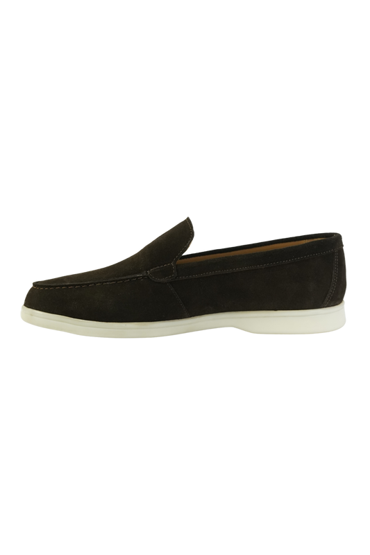 SATIN LUXE LOAFERS BROWN