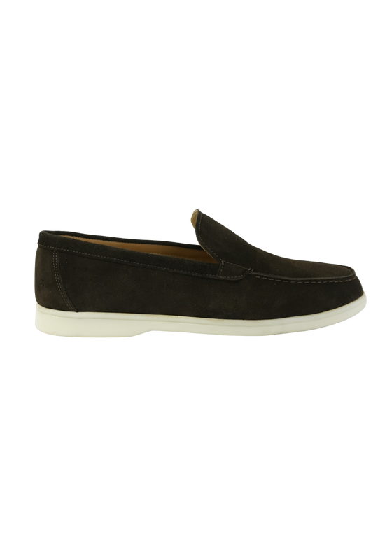 SATIN LUXE LOAFERS BROWN