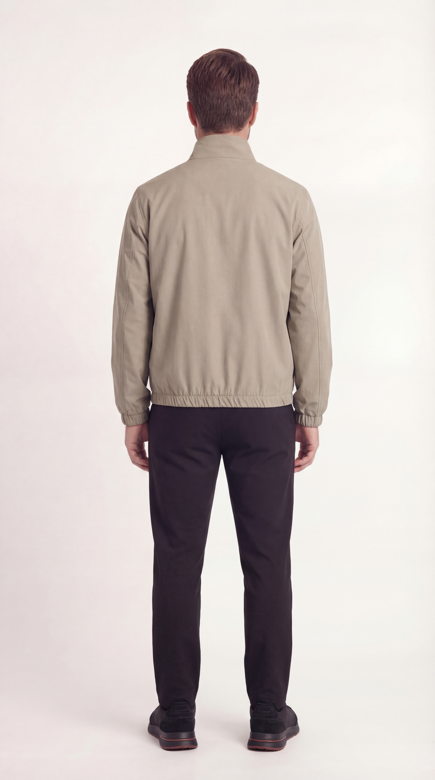 REVERSIBEL JACKET BLACK/BEIGE SUIT