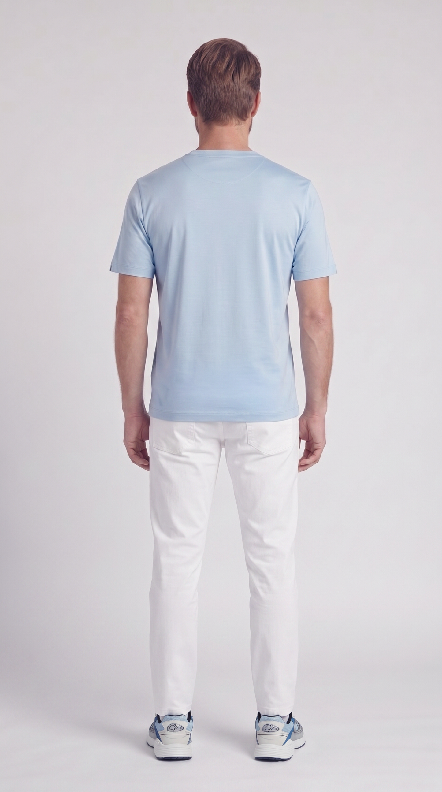 INTERLOCK SUPIMA T-SHIRT | SKY BLUE