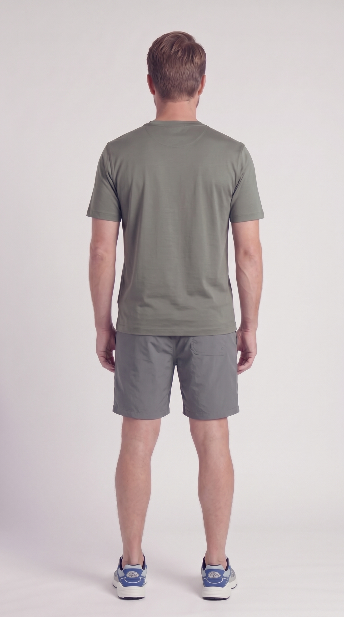 INTERLOCK SUPIMA SET | DARK GRAYISH GREEN