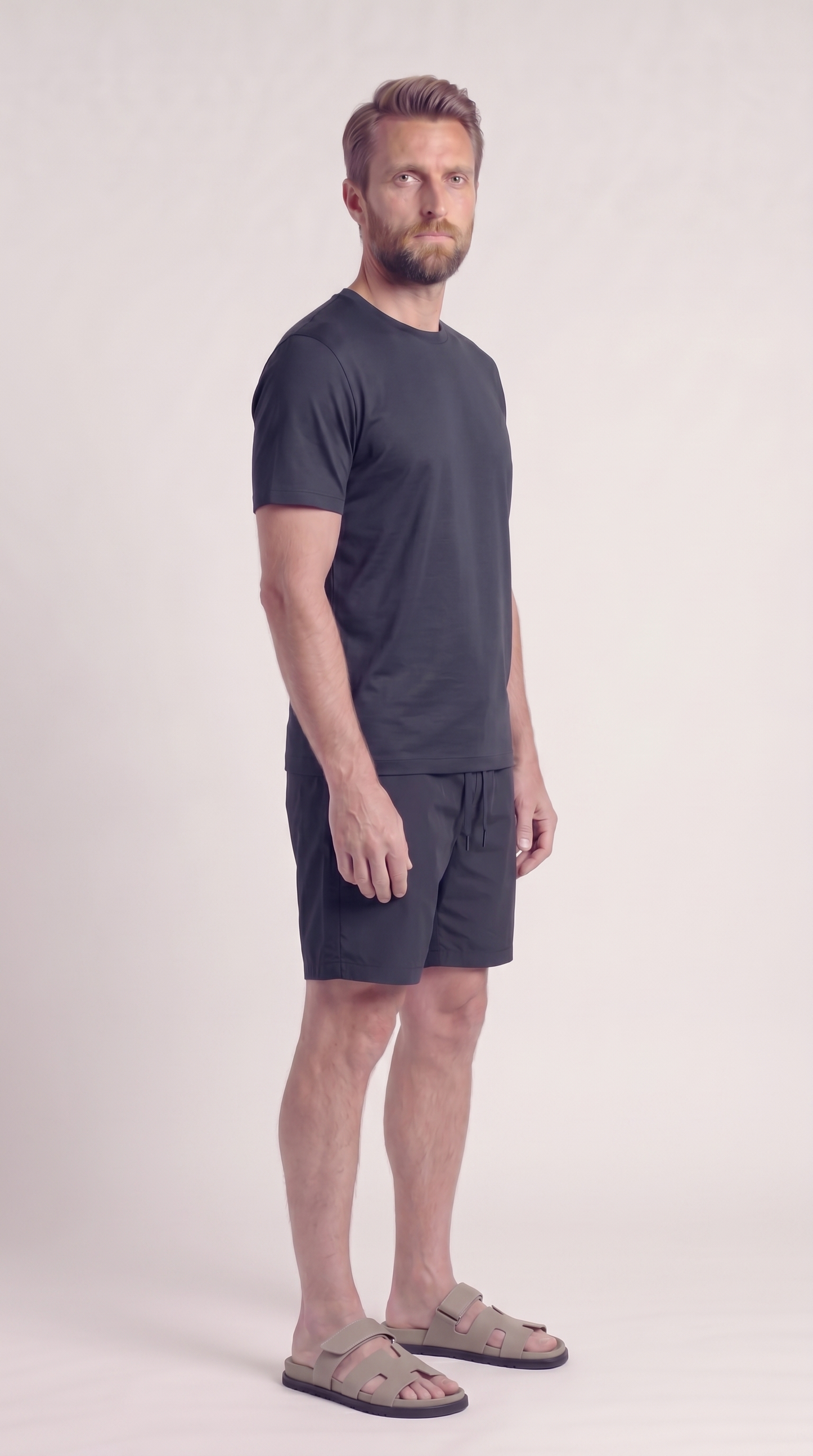 INTERLOCK SUPIMA SET | NAVY BLUE