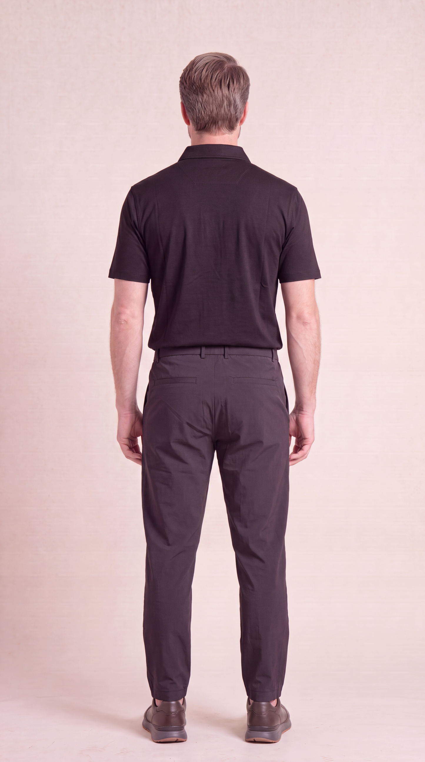 INTERLOCK SUPIMA POLO | ONXY BLACK