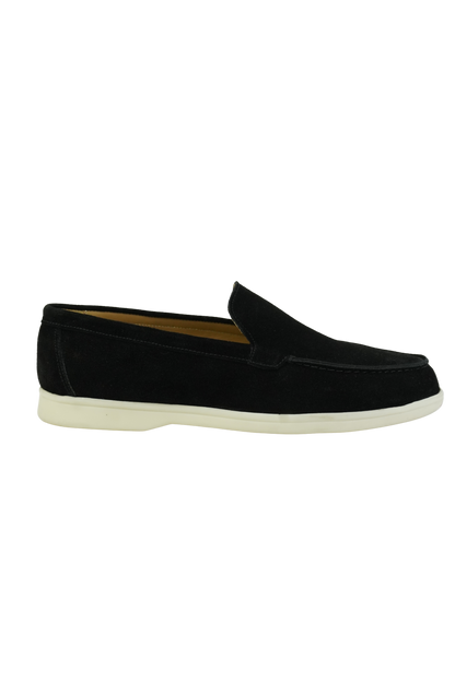SATIN LUXE LOAFERS BLACK