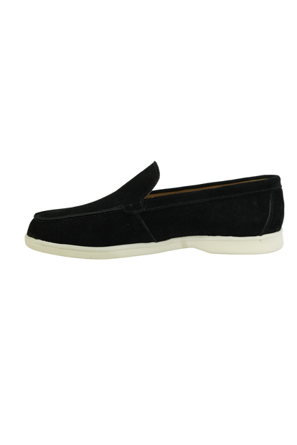 SATIN LUXE LOAFERS BLACK