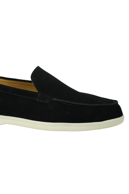 SATIN LUXE LOAFERS BLACK